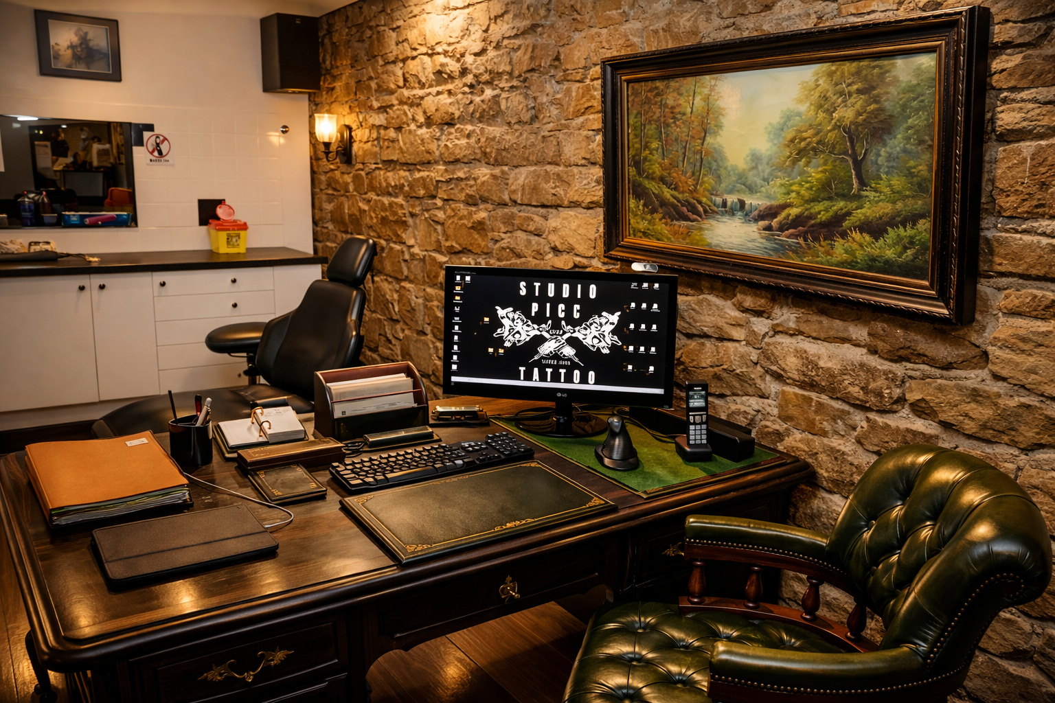 Le bureau de votre studio de tatouage à Lyon