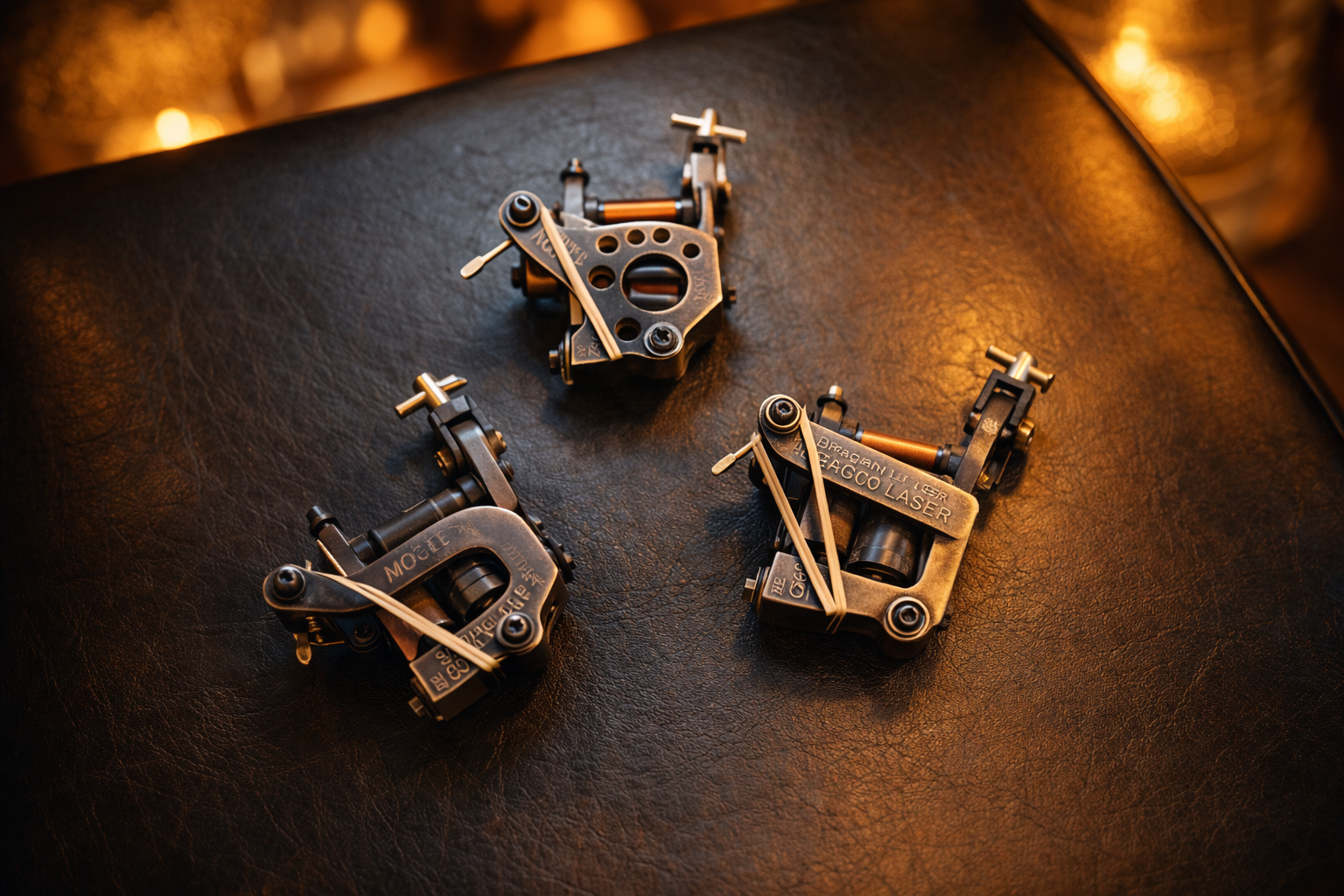 Machines traditionnelles de vos tatoueurs à Lyon