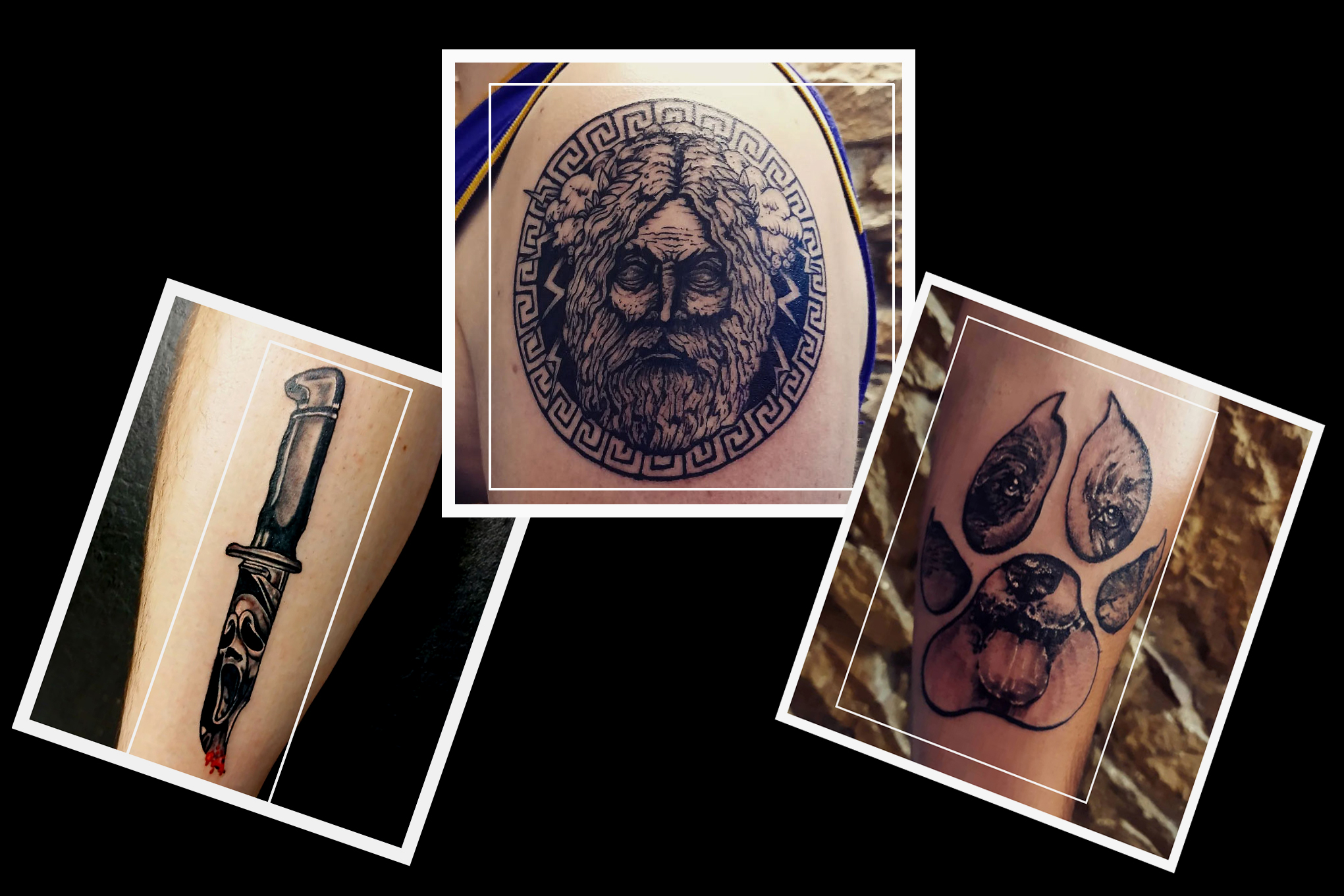 Exemples de tatouages réalisés par le Studio Pick Tattoo, vos tatoueurs à Lyon